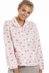 Womens Floral Print Mock Quilt Bed Jacket