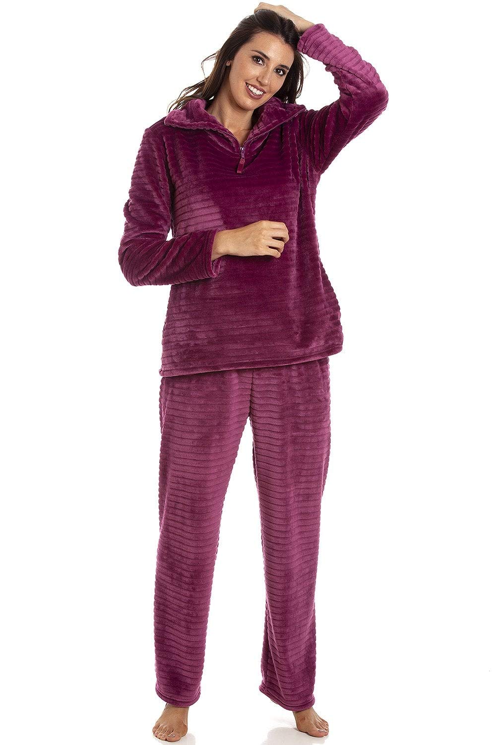 Camille Womens Striped Pyjama Sets