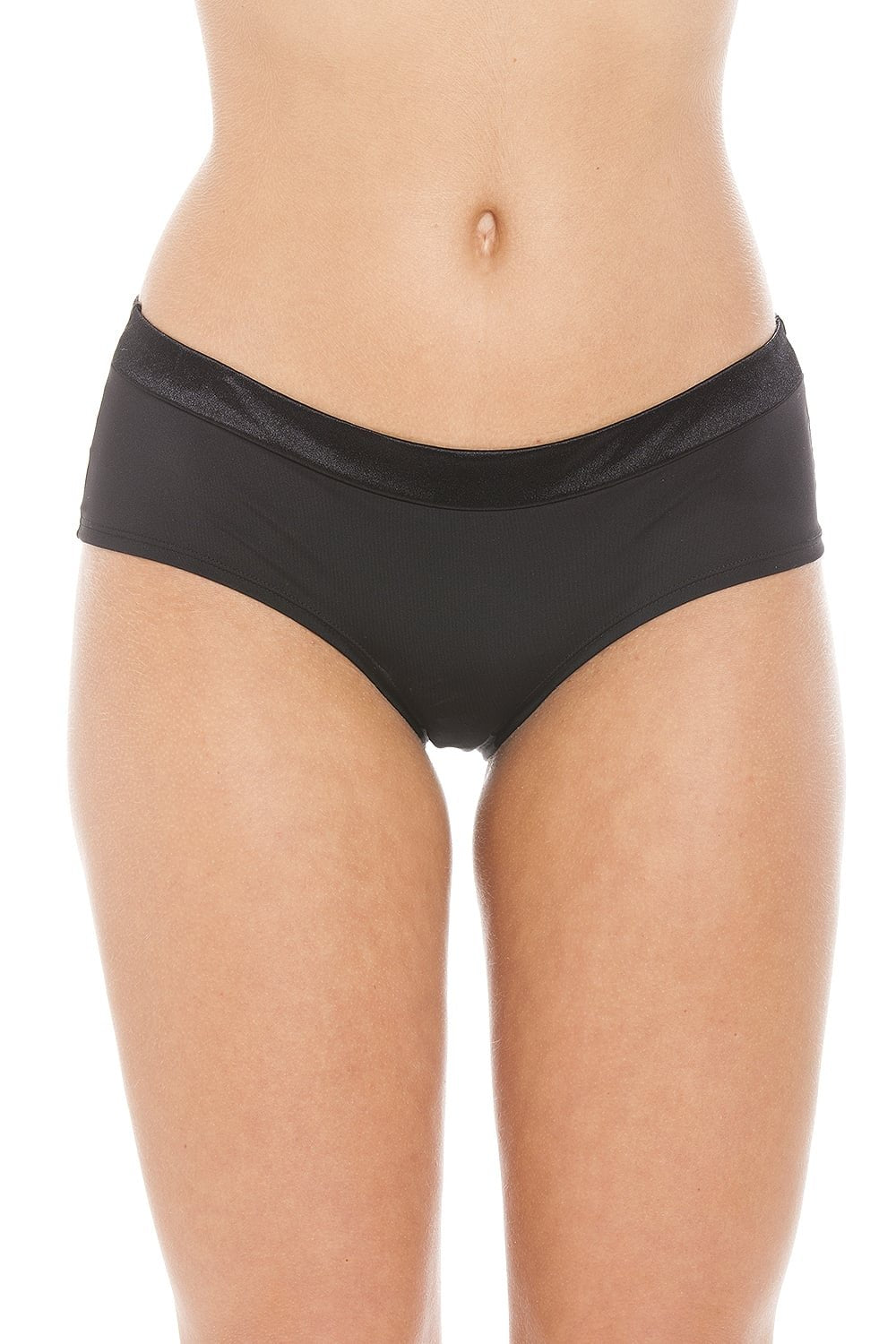 Womens Three Pack Black Tuxedo Midi Boxer Shorts