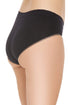 Camille Women's High Leg Briefs in Black Seamless Ladies Knickers 3 Pack