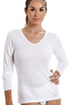 Womens Viloft Blend Lightweight Thermal Long Sleeved Top White