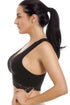 Black Seamfree Maternity Lace Sleeping Bra