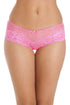 Womens 2 Pack Floral Lace Boxershort