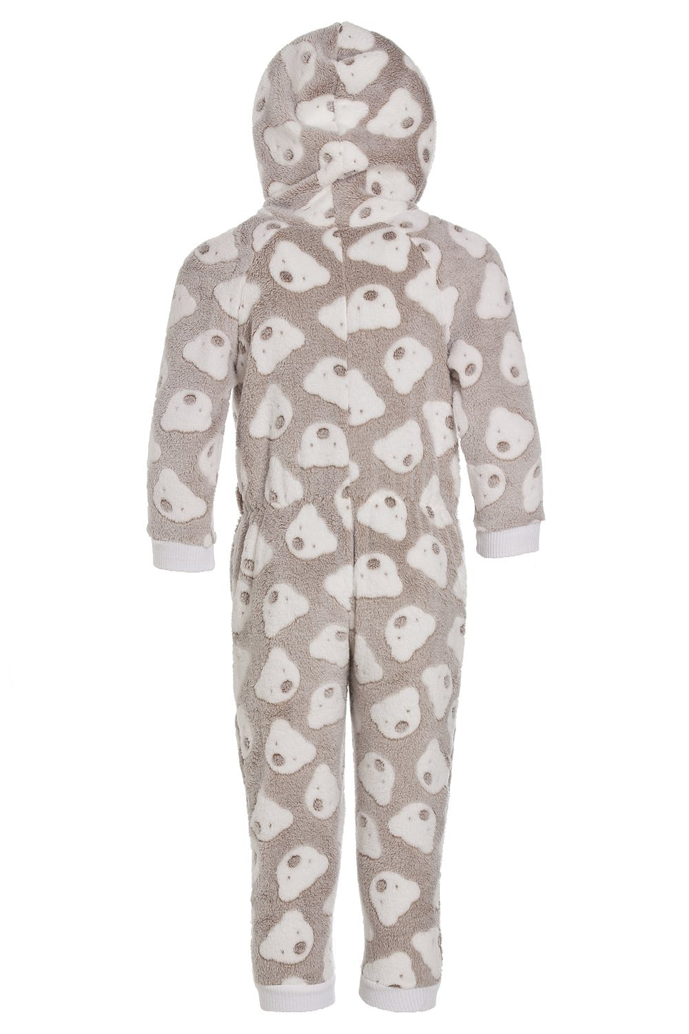 Mink Supersoft Knitted In Bear Design Childrens Onesie
