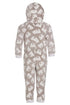 Mink Supersoft Knitted In Bear Design Childrens Onesie