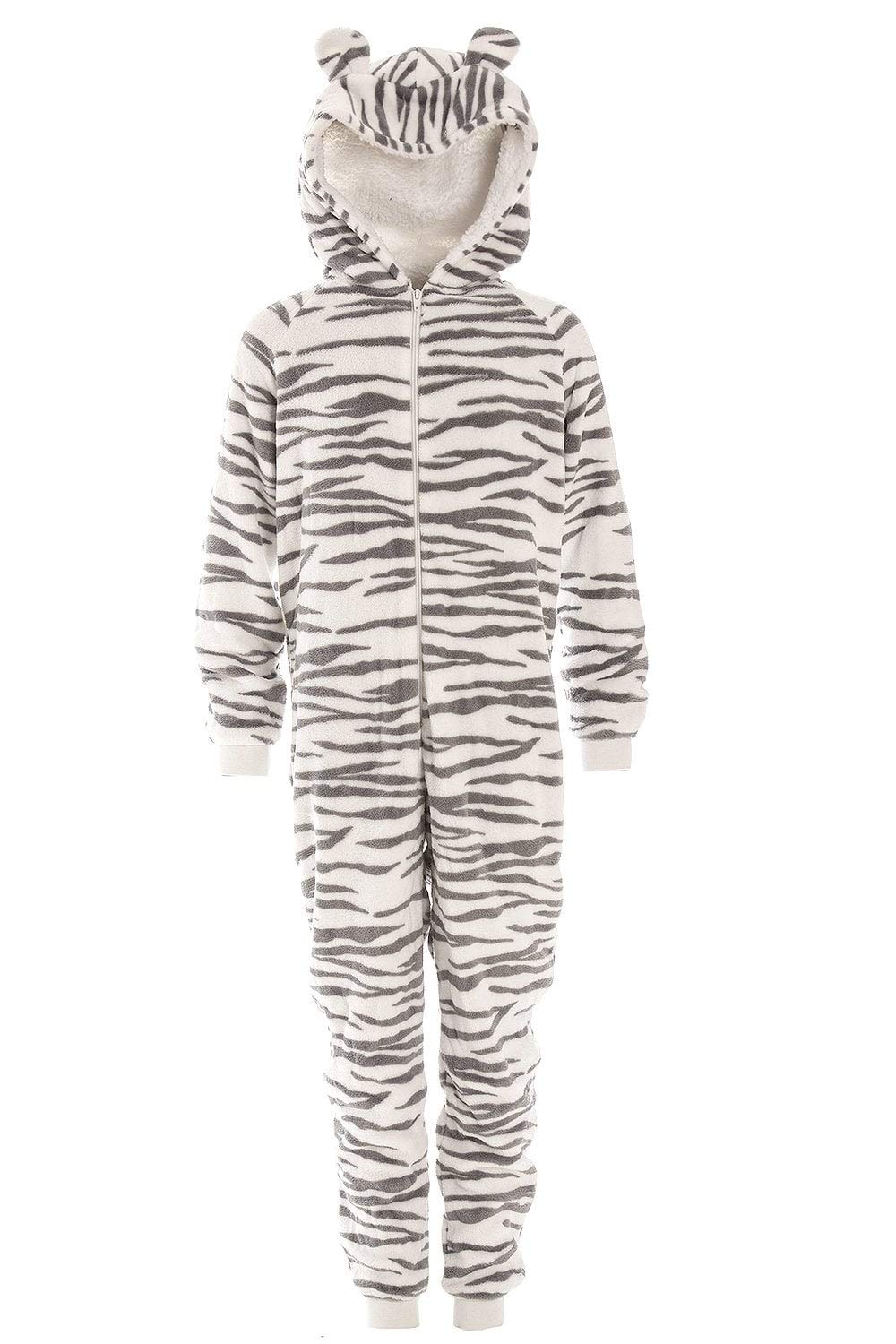 Camille Child Animal Print Soft Fleece Onesies