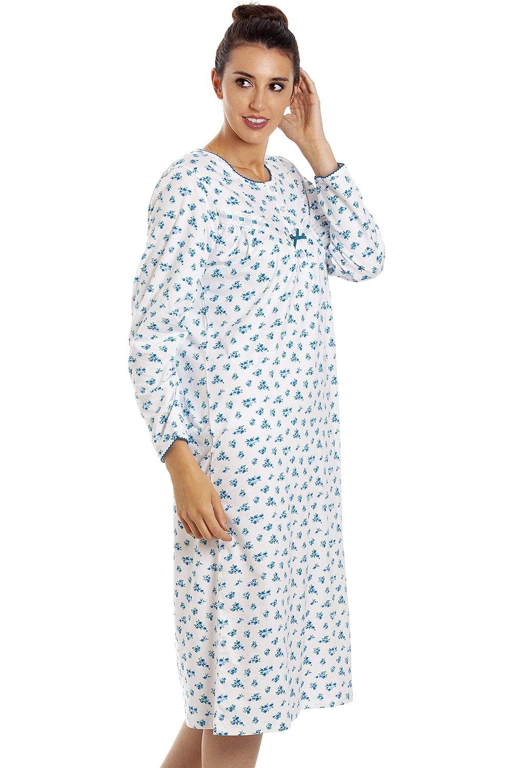 Womens Long Sleeved Nightdresses