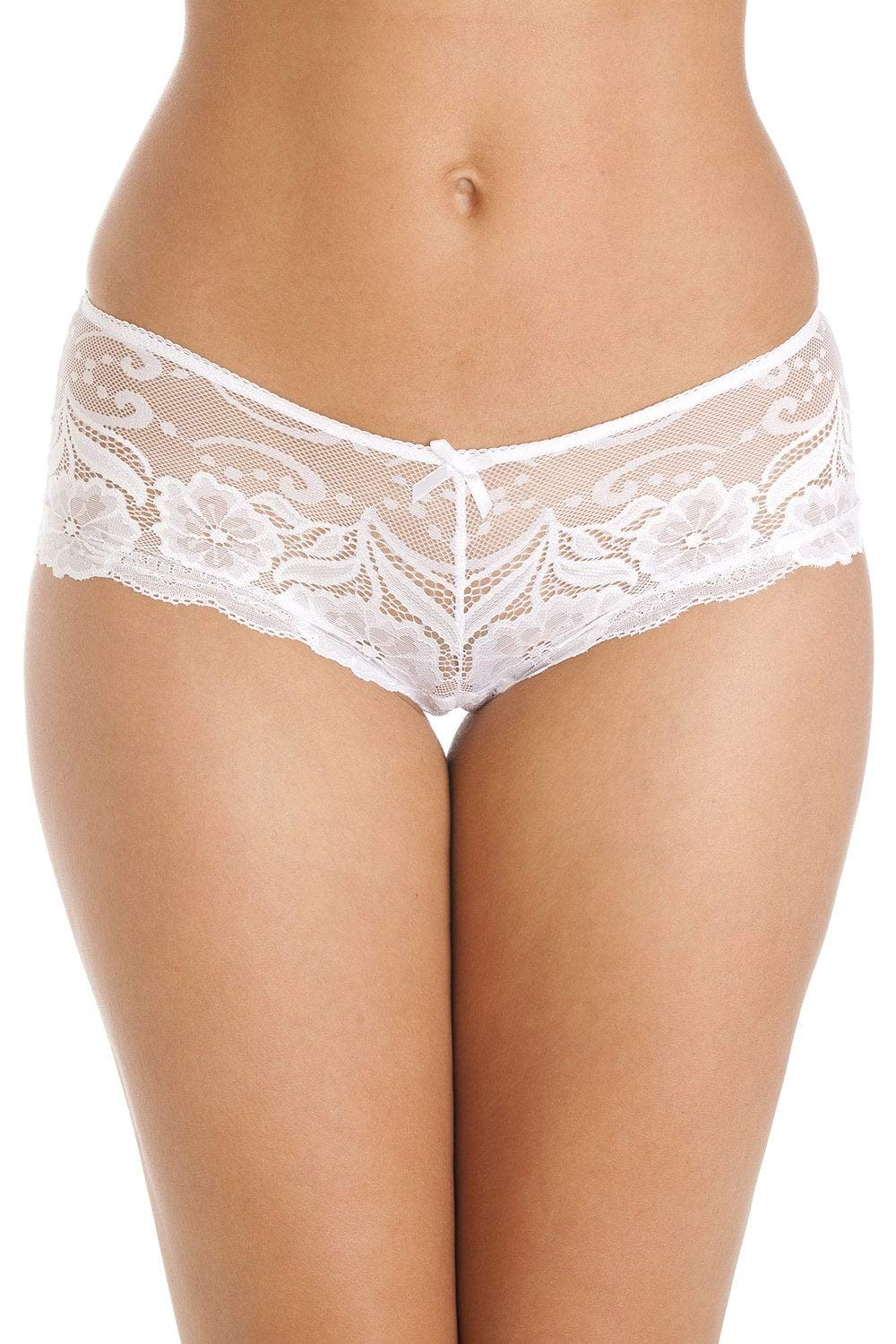 Womens 2 Pack Floral Lace Boxershort