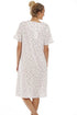 Classic Floral Print Jersey Cotton Nightdress