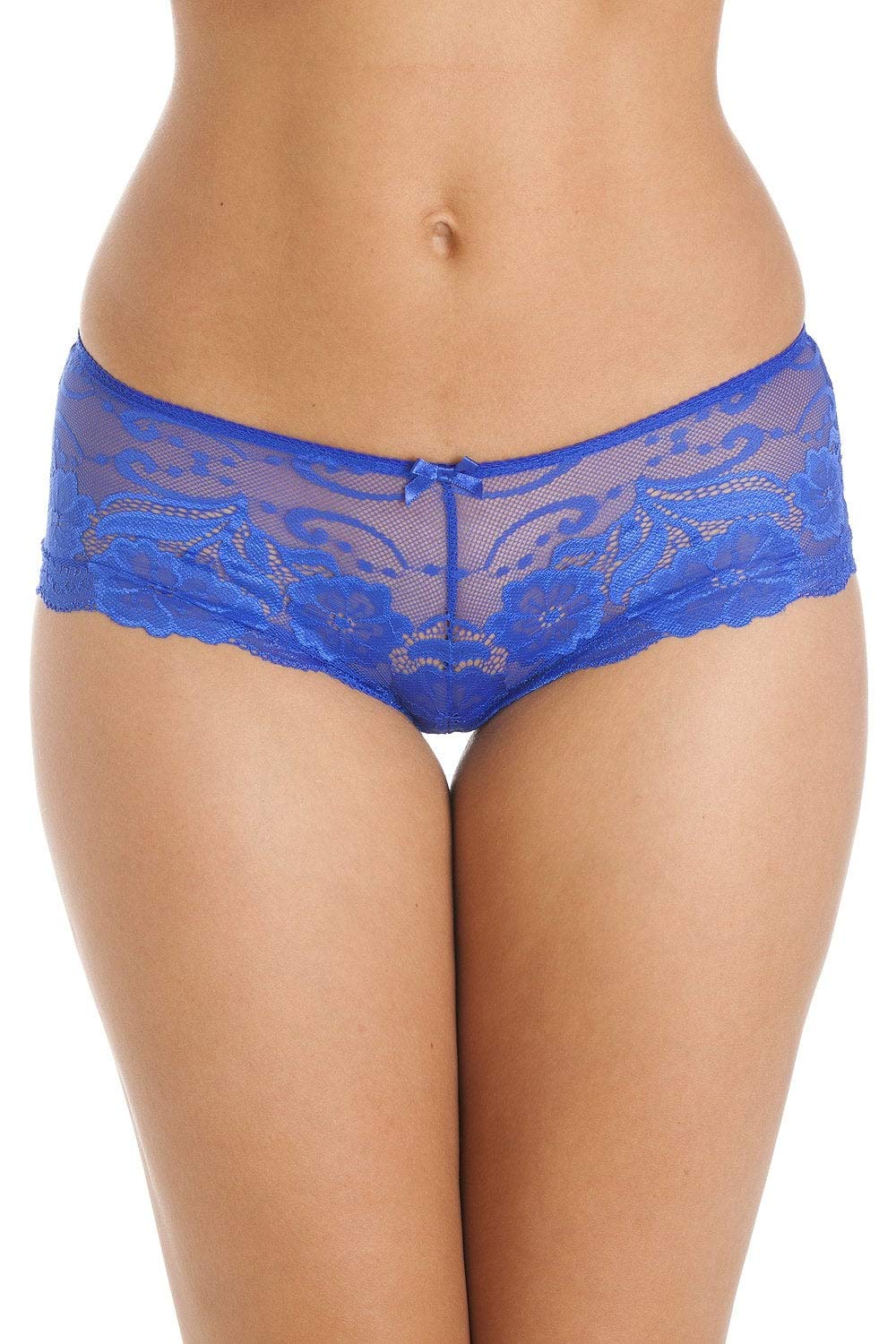 Womens 2 Pack Floral Lace Boxershort