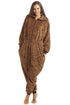 Camille Womens Animal Print Soft Fleece Onesies
