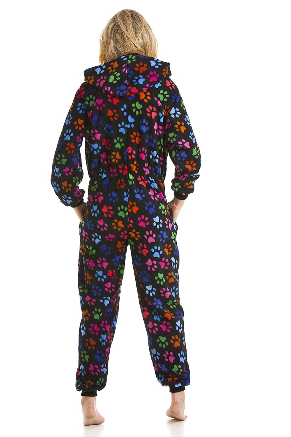 Various Colour Multi-Coloured Paw Print Onesie