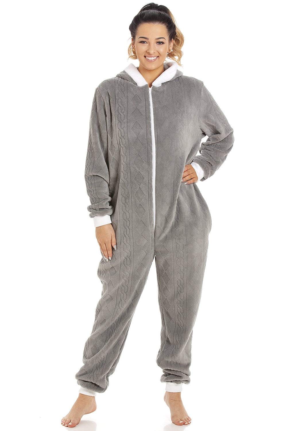 Camille Womens Super Soft Fleece Onesies 