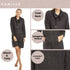 Long Sleeve Cowl Neck Lightweight Knitted Hacci Nightdress