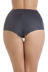 Two Pack Grey Seamfree High Waist Floral Mesh Briefs