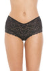Three Pack Black Floral Lace Boxer Shorts