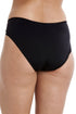 Camille Women's High Leg Briefs in Black Floral Lace Comfy 2 Pack Set