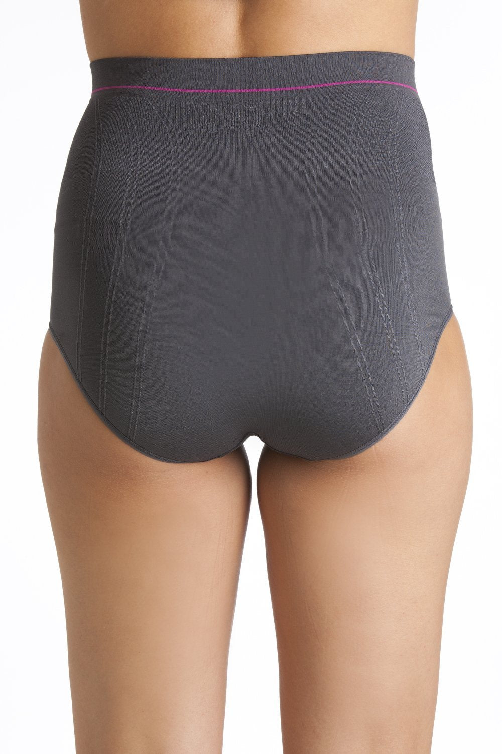 Two Pack Grey Seamfree High Waist Shapewear Control Briefs