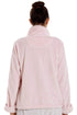 Camille Womens Floral Print Button Up Bed Jacket