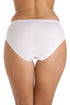 Three Pack Cotton Rich High Leg Briefs In White