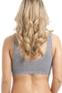 Camille Women's Non-Wire Bra in Grey Lace Trim Comfort Padded Lingerie