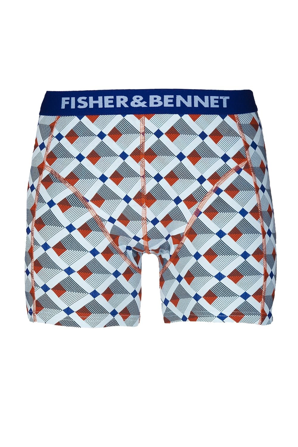 Mens Three Pack Square Multi-Coloured Boxer Shorts