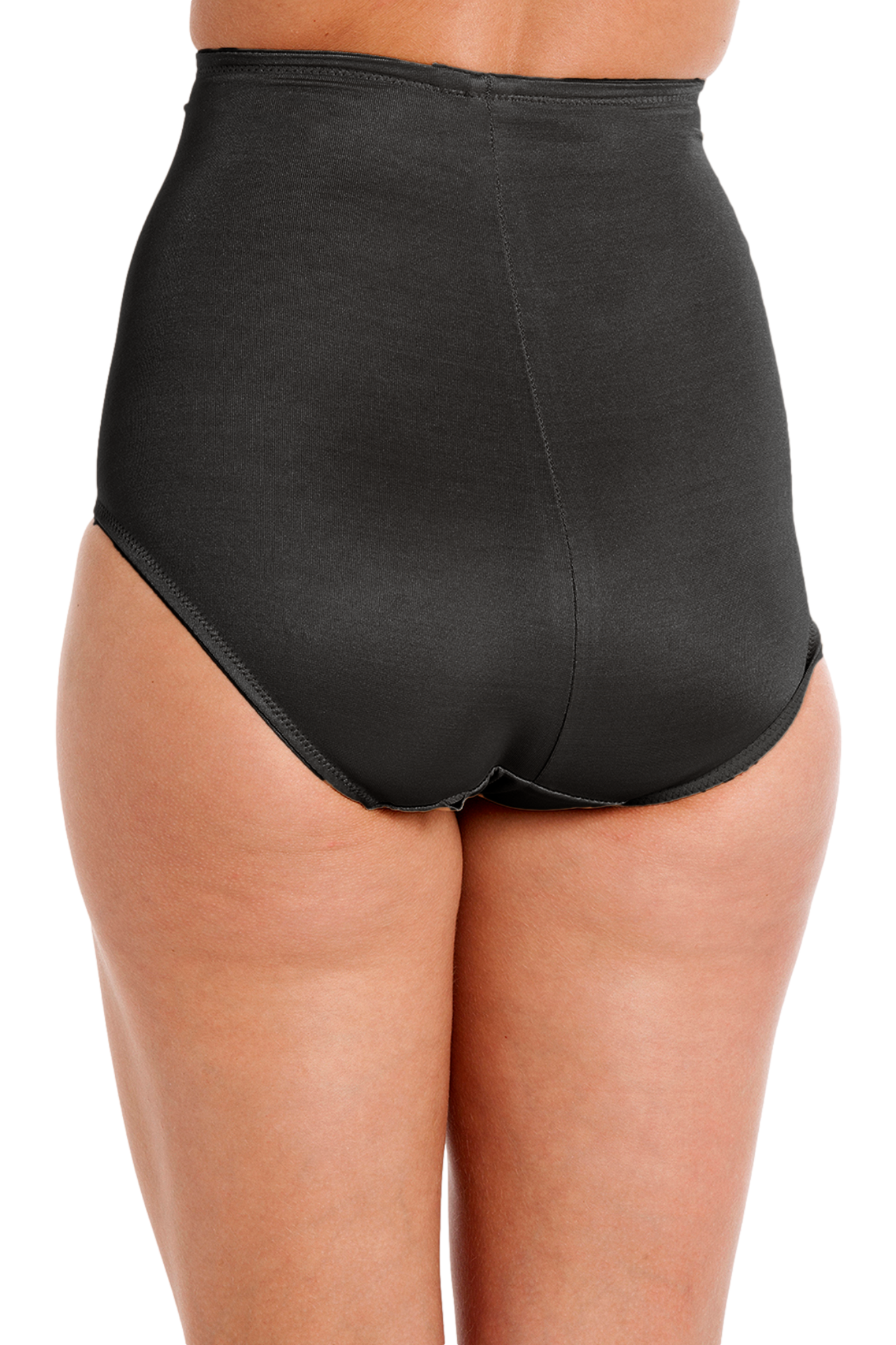 Womens Two Pack Full Support Shapewear Briefs Black