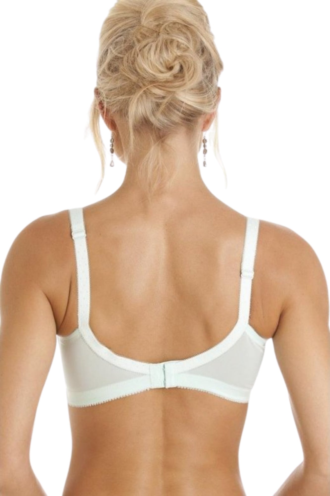 Soft Cotton Comfort Non Wired Mint Green Bra