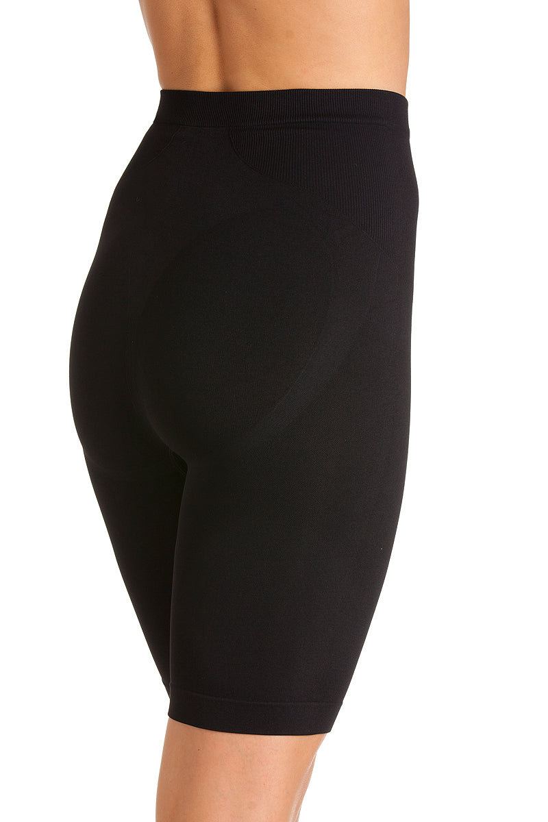 Womens Black Seamfree Shapewear Control Thigh Slimmer Support Briefs
