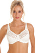 Womens Classic Ivory Lace Non Padded Underwired Bra