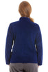 Womens Zip Front Soft Textured Fleece Bed Jackets