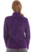 Womens Zip Front Soft Textured Fleece Bed Jackets