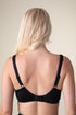 Womens Black Underwired Lace Full Cup Bra