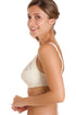 Womens Ivory Underwired Lace Full Cup Bra