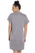 Camille Womens Floral Navy Printed Satin Nightshirt