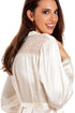 Camille Womens Cream Long Satin Wraps