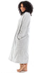 Womens Supersoft Fleece Zip Up Animal Print Robes