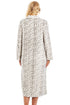Womens Supersoft Fleece Zip Up Animal Print Robes