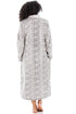 Womens Supersoft Fleece Zip Up Animal Print Robes