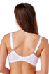 Camille Womens White Soft Lace Cup Bra