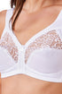 Camille Womens White Soft Lace Cup Bra