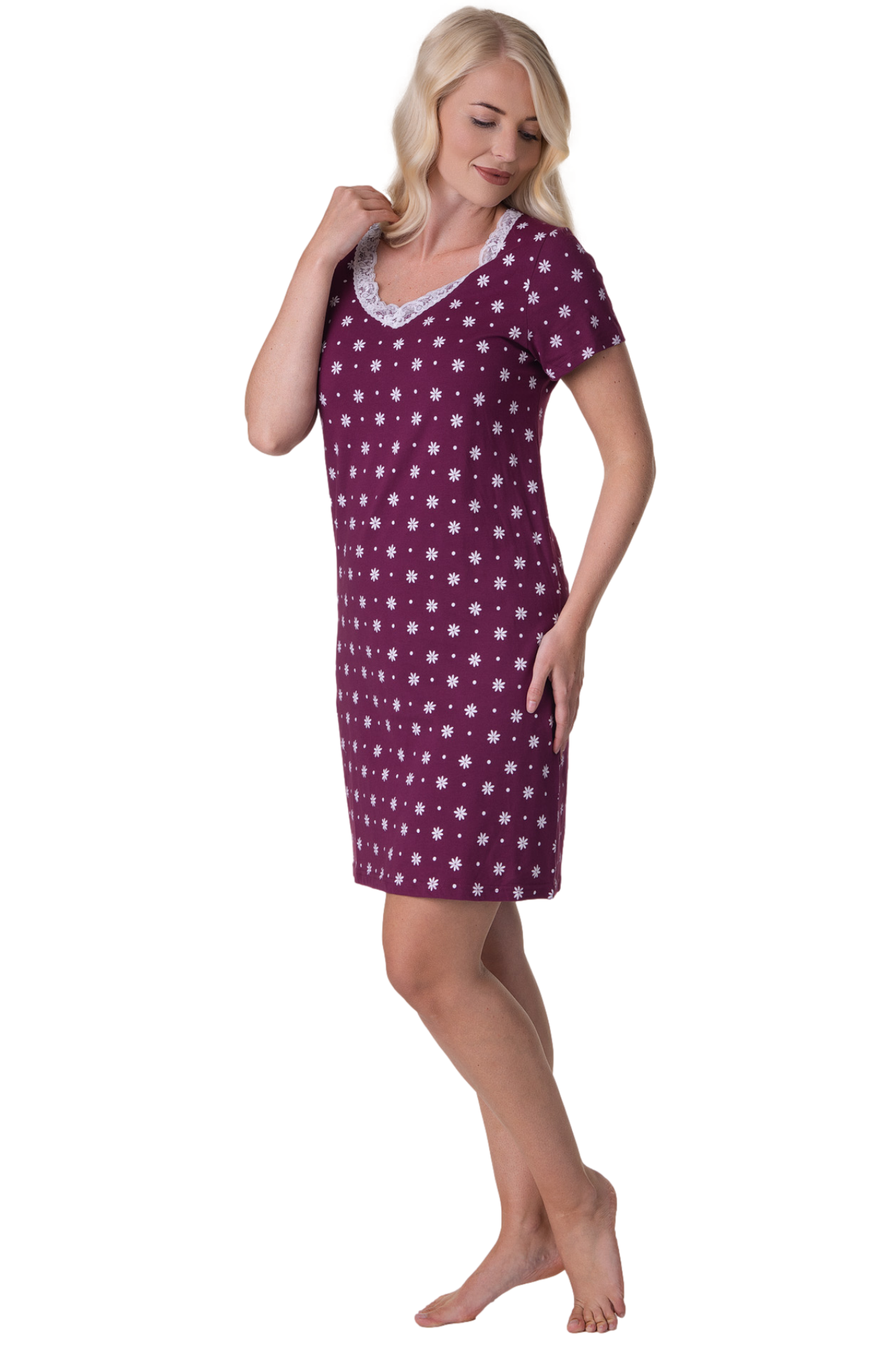 Womens Soft Cotton Summer Nightdresses