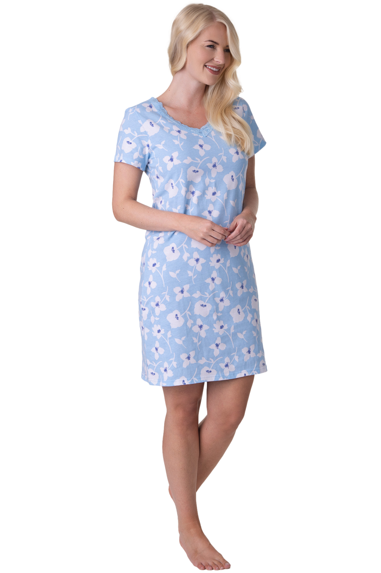 Womens Soft Cotton Summer Nightdresses