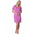 Womens Soft 100% Cotton Short Sleeve Knee Length Polka Dot Nightshirts