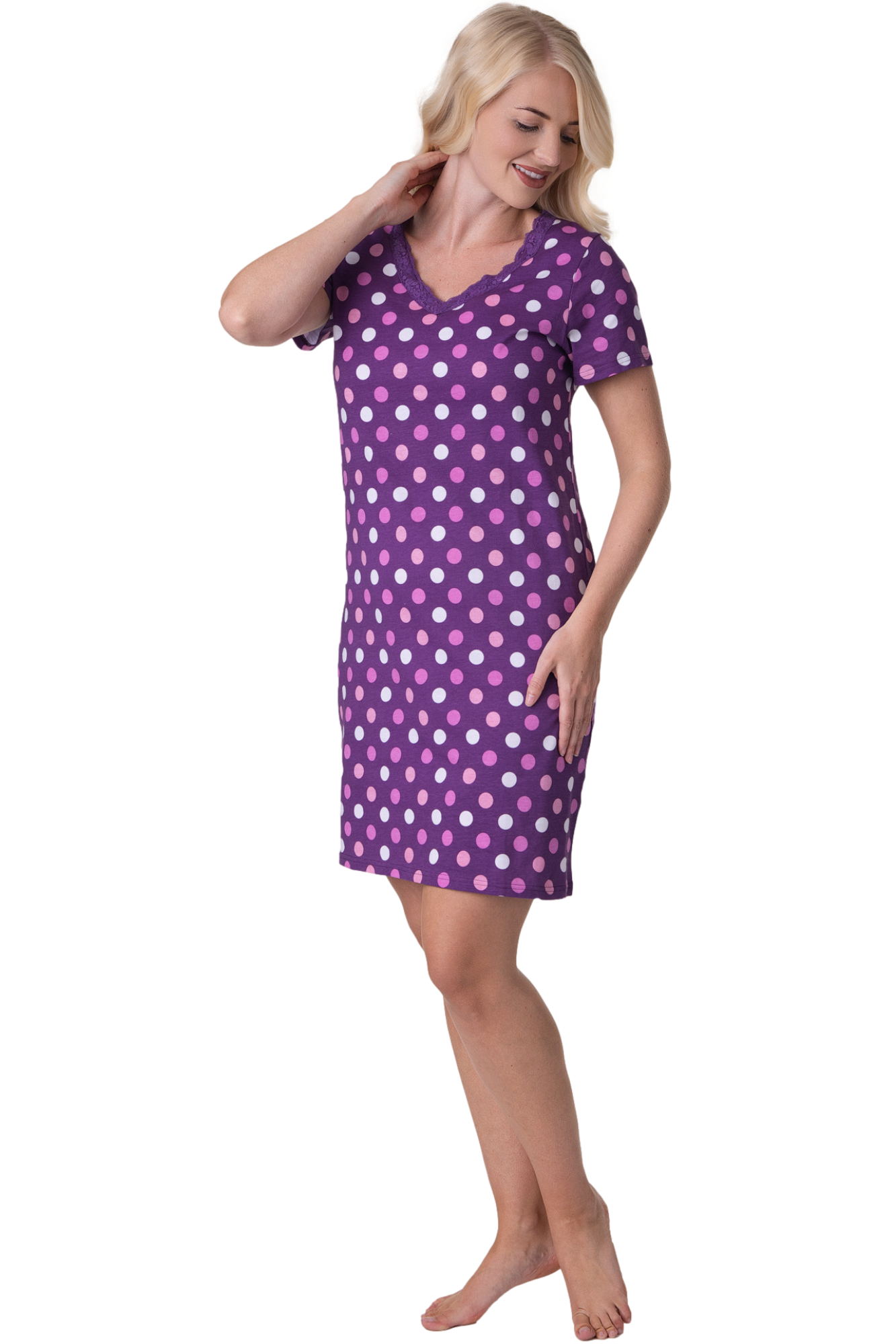 Womens Soft Cotton Summer Nightdresses