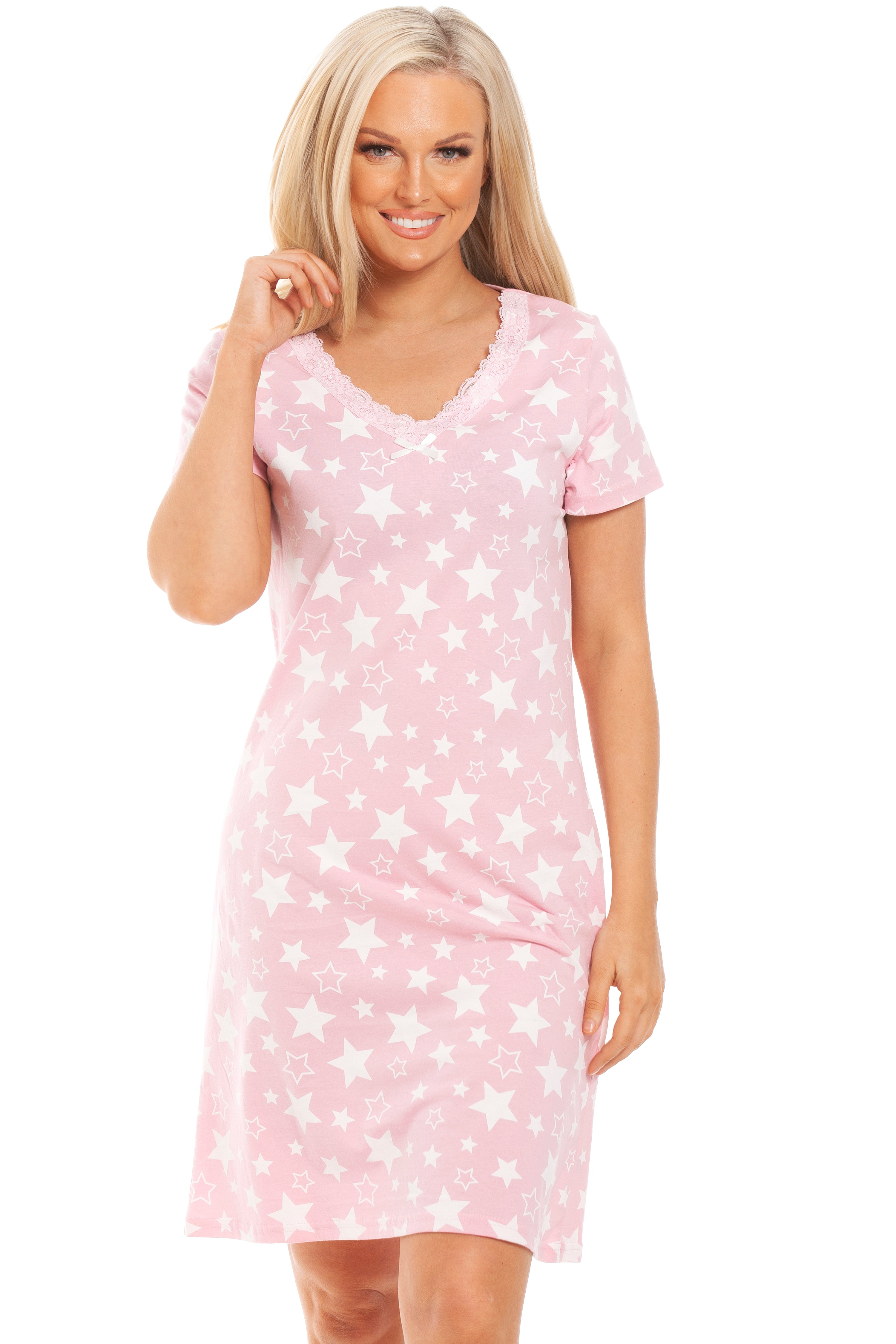 Womens Soft Cotton Summer Nightdresses