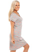 Womens Soft 100% Cotton Short Sleeve Knee Length Star Print Nightshirts