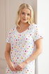Multi Spot Print Cotton Nightdress