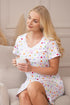 Multi Spot Print Cotton Nightdress