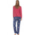 Womens Floral Print Spandex Pyjamas